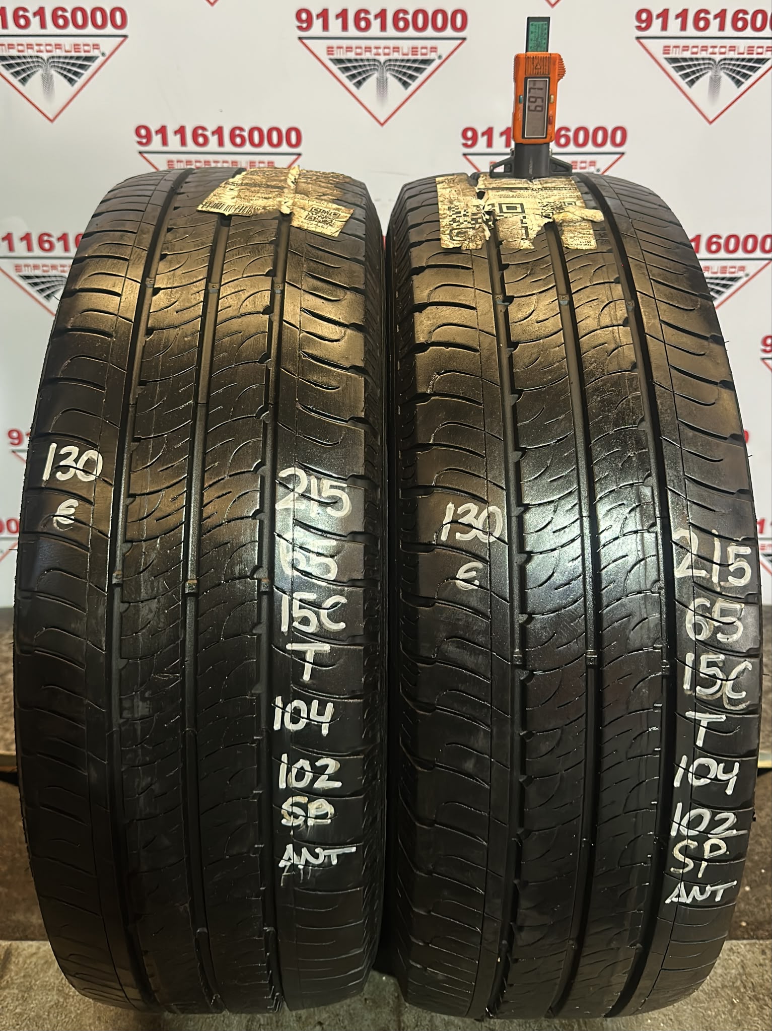 GOODYEAR EFFICIENTGRIP CARGO USADO  215/65 R15C 104/102 T